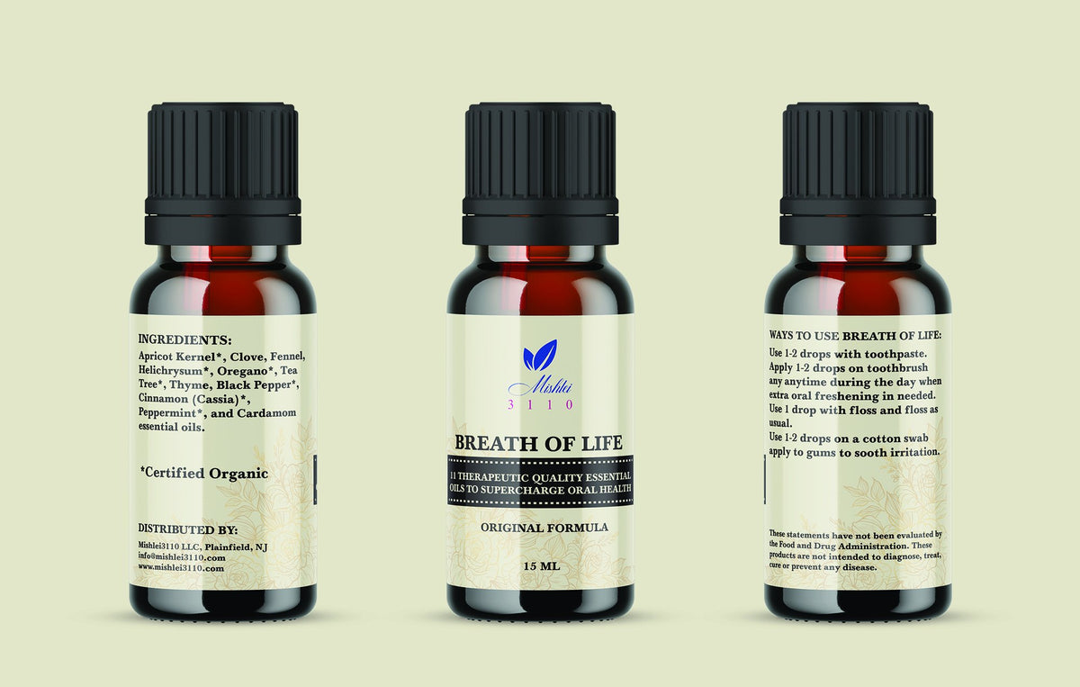 Breath of Life Essential Oil Oral Serum For Oral Health Support